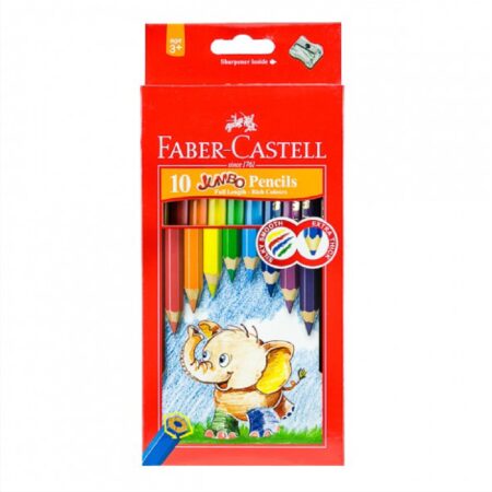 Faber Castell Jumbo Coloring Pencils 10 Colors