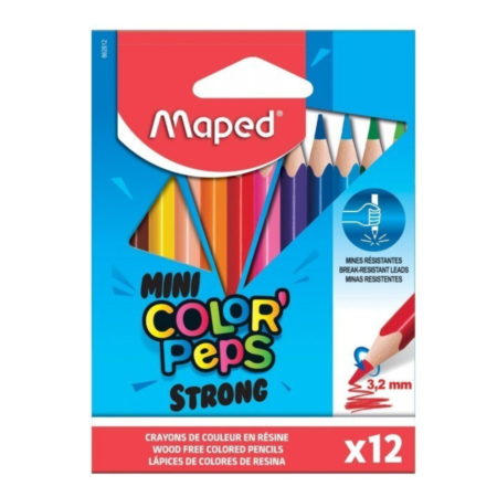 Maped Strong Mini Color Pencils 12pcs