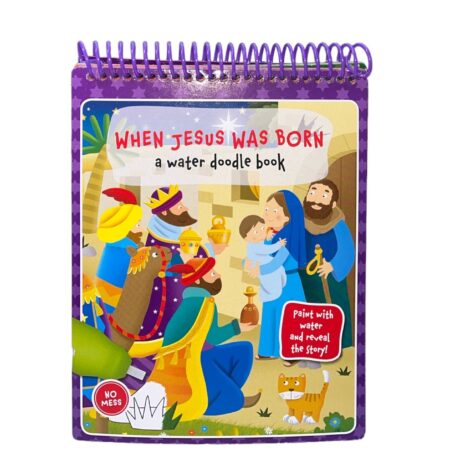 When Jesus Was Born – a water doodle book