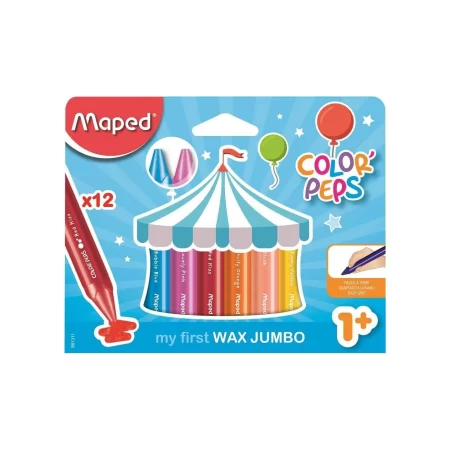 Maped Color Peps My First Wax Jumbo 12 Pieces