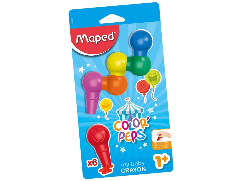 Color'Peps x6 My Baby Crayon - Image 3