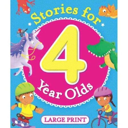 Stories For 4 Years Olds - Large Print -Hardcover Padded