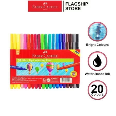 20 Fibre Tip Markers