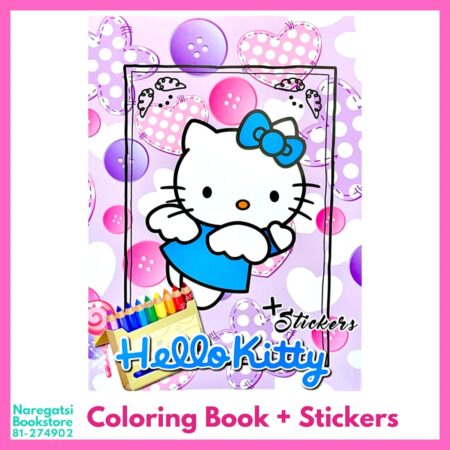 Hello Kitty Coloring + Sticker Book