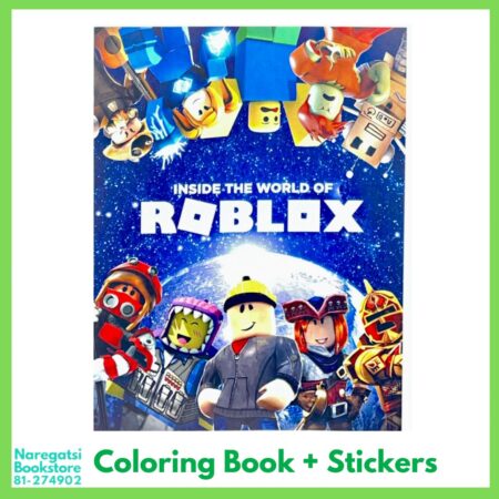 Roblox Coloring + Sticker Book