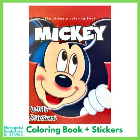 Mickey Coloring + Sticker Book