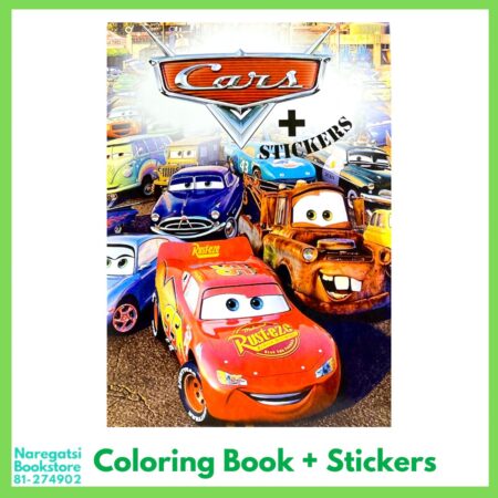 Cars Coloring + Sticker Book