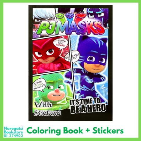 PJmasks Coloring + Sticker Book