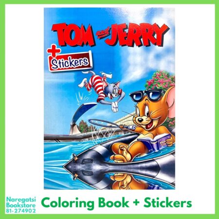 Tom & Jerry Coloring + Sticker Book