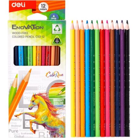 Deli Colored Pencil 12 Colors