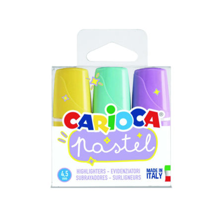 Carioca Pastel Mini Highlighter Set