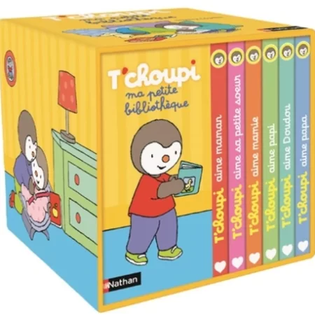 Ma petite bibliothèque T'choupi - Contient 6 livres