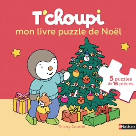 T'choupi mon livre puzzle de Noël