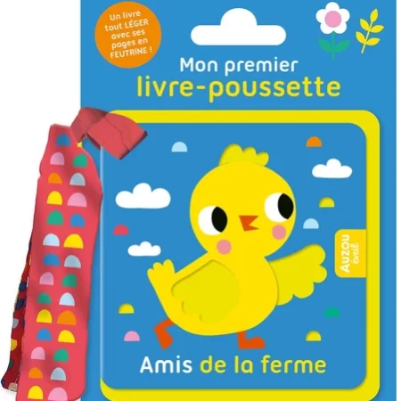 Mon premier livre-poussette : amis de la ferme