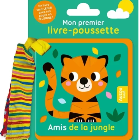 Mon premier livre-poussette : amis de la jungle