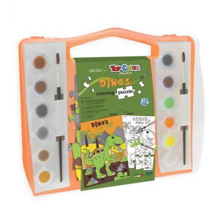 Dino's Coloring Puzzle