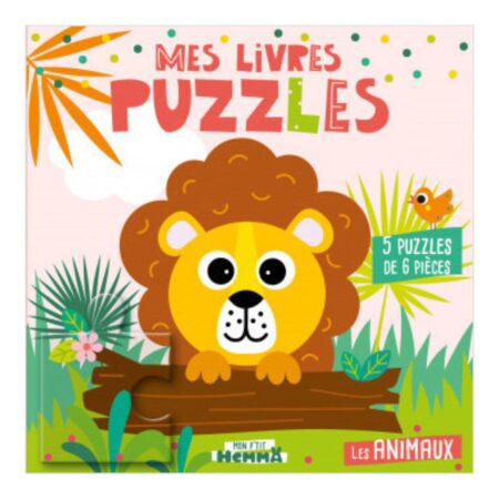 Mon p'tit Hemma : mes livres puzzles : les animaux