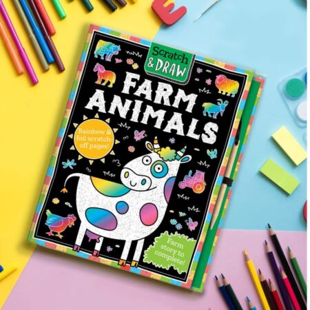 Scratch & Draw Farm Animals