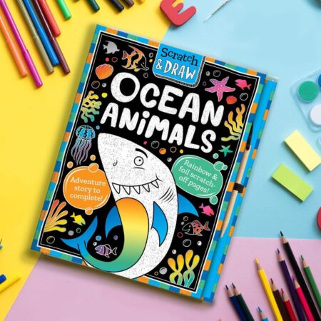 Scratch & Draw Ocean Animals