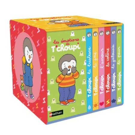 Les émotions de T'choupi - un coffret de 6 livres pour comprendre ses premières émotions