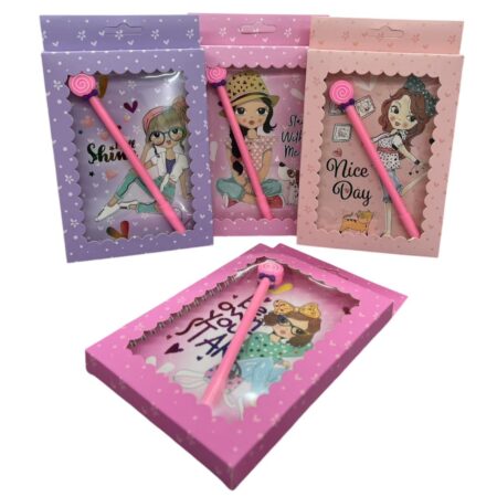 Fashion Copybook + Pen (in Carton)