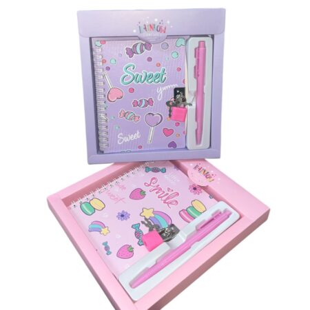 Sweet Smile Copybook + Key including Pen (in Carton)