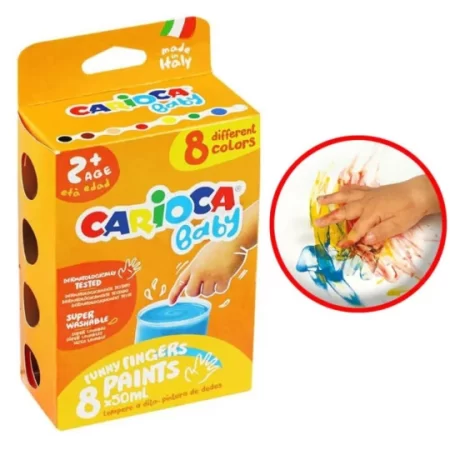 Carioca Baby Finger Paint 8 colors