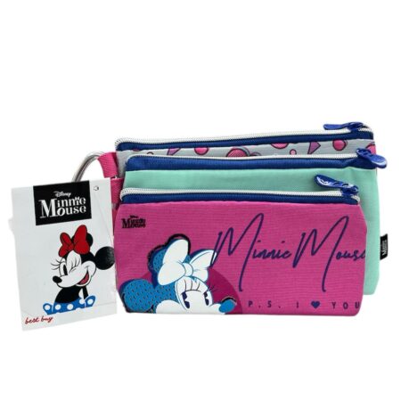 Minnie Mouse 3 zippers
