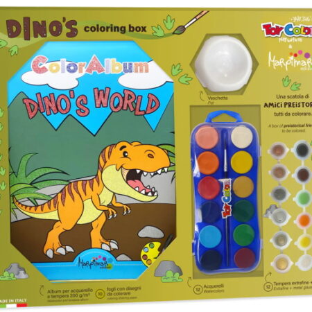 Dino Coloring Box - Toy Color - Made in Italy