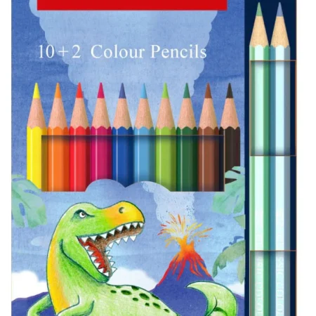 Faber Castell Dino Coloring Pencils 10+2