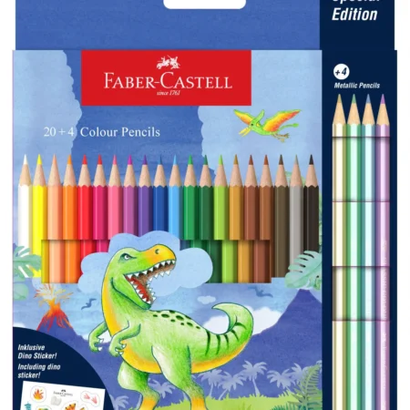 Faber Castell Dino Coloring Pencils 20+4