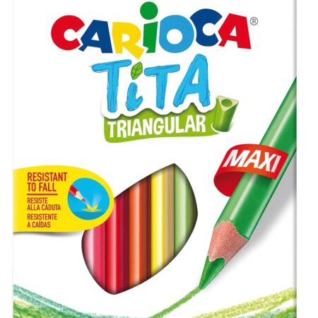 Carioca Tita 12 Jumbo Colored Pencils