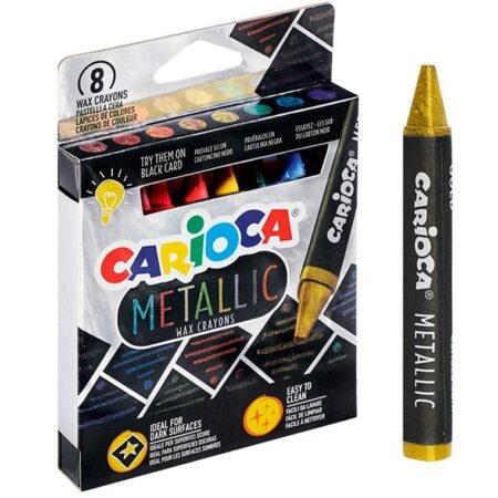 Carioca Metallic 8 Wax colors