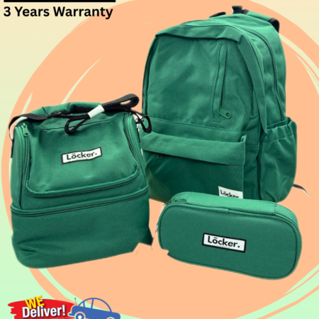 Locker Bag 2 zippers Set