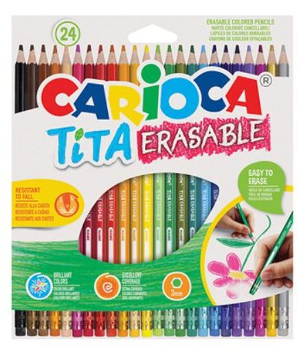 Carioca Tita Erasable 24 colors