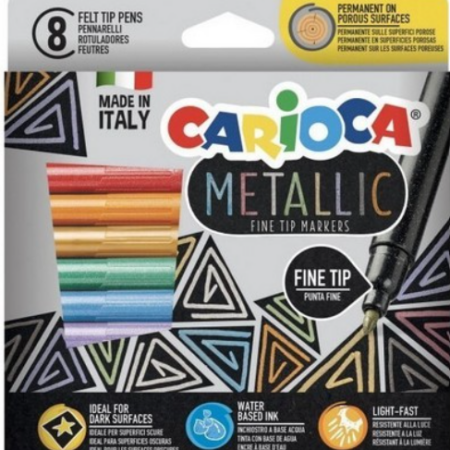 Carioca Metallic 8 Markers