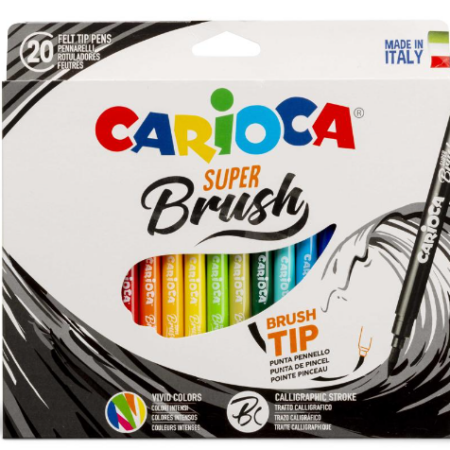 Carioca Super Brush 20 color