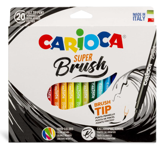 Carioca Super Brush 20 color