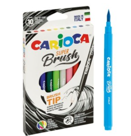 Carioca Super Brush 10 colors