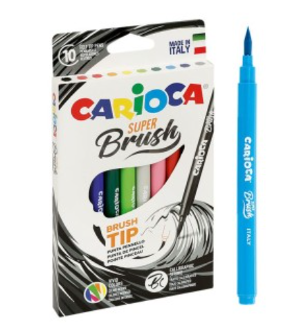 Carioca Super Brush 10 colors