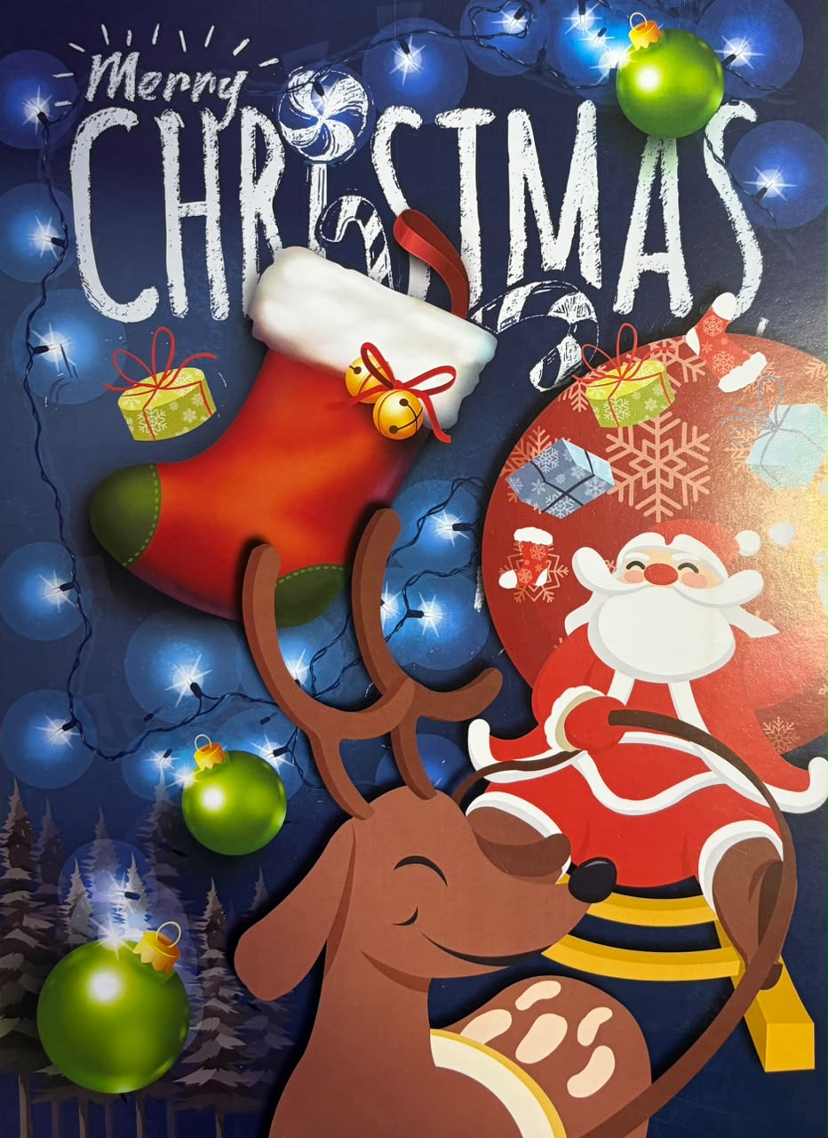 Christmas Coloring book + stickers