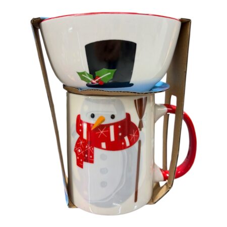 Christmas Cup + bowl