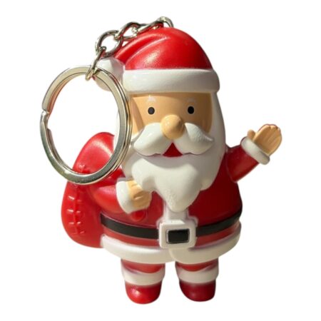 Santa Keychain with sound & light