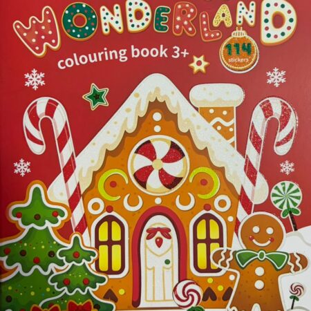 Winter wonderland Coloring + Activity + Sticker book